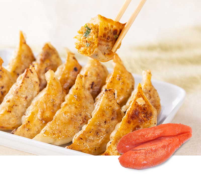 ピリ辛 明太餃子